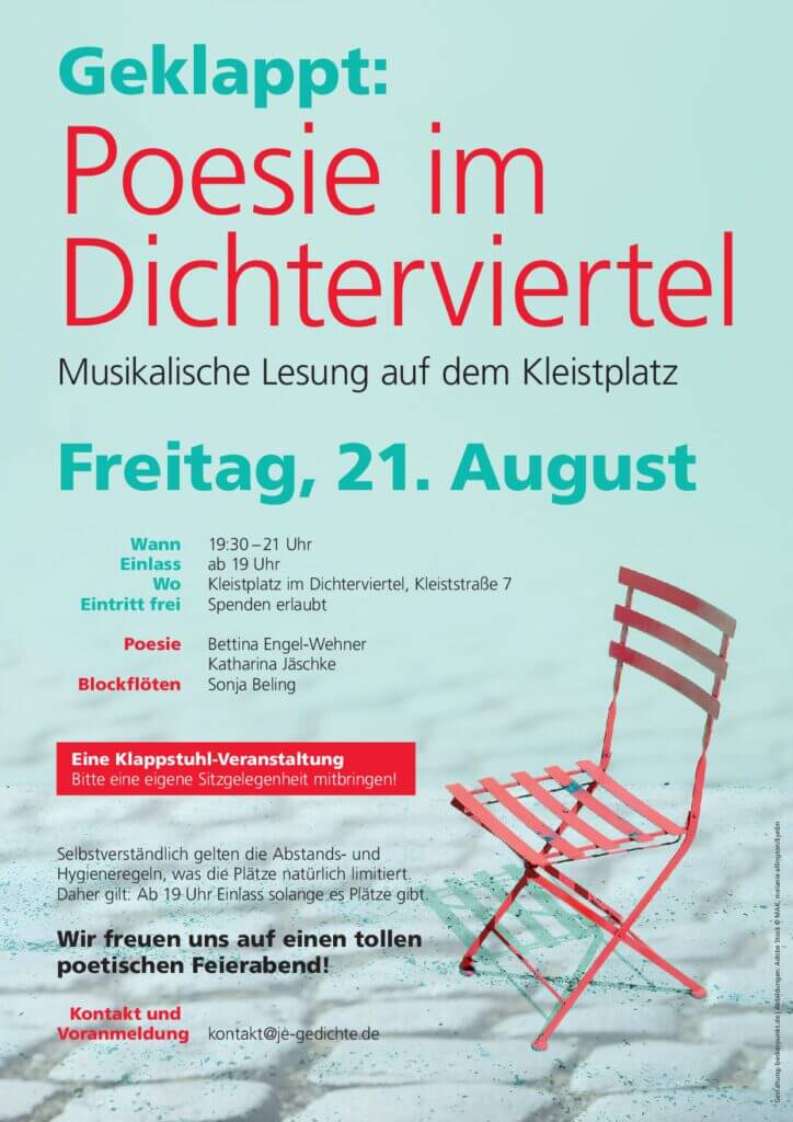 Geklappt: Poesie im Dichterviertel